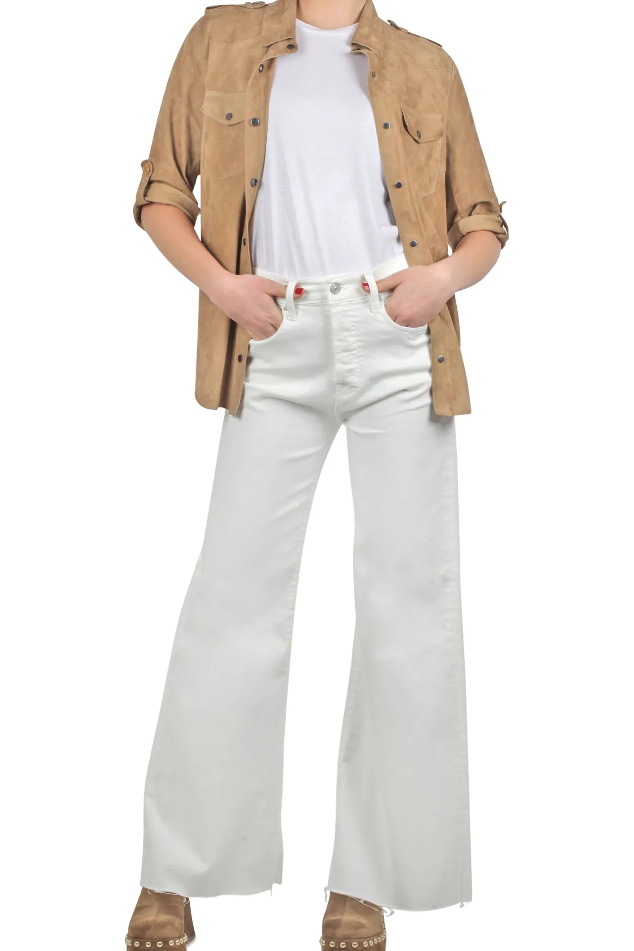 - Giubbotto di pelle - 430403 - Beige^Salvatore Santoro Hot