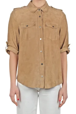 - Giubbotto di pelle - 430403 - Beige^Salvatore Santoro Hot