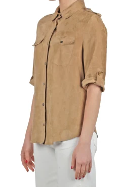 - Giubbotto di pelle - 430403 - Beige^Salvatore Santoro Hot