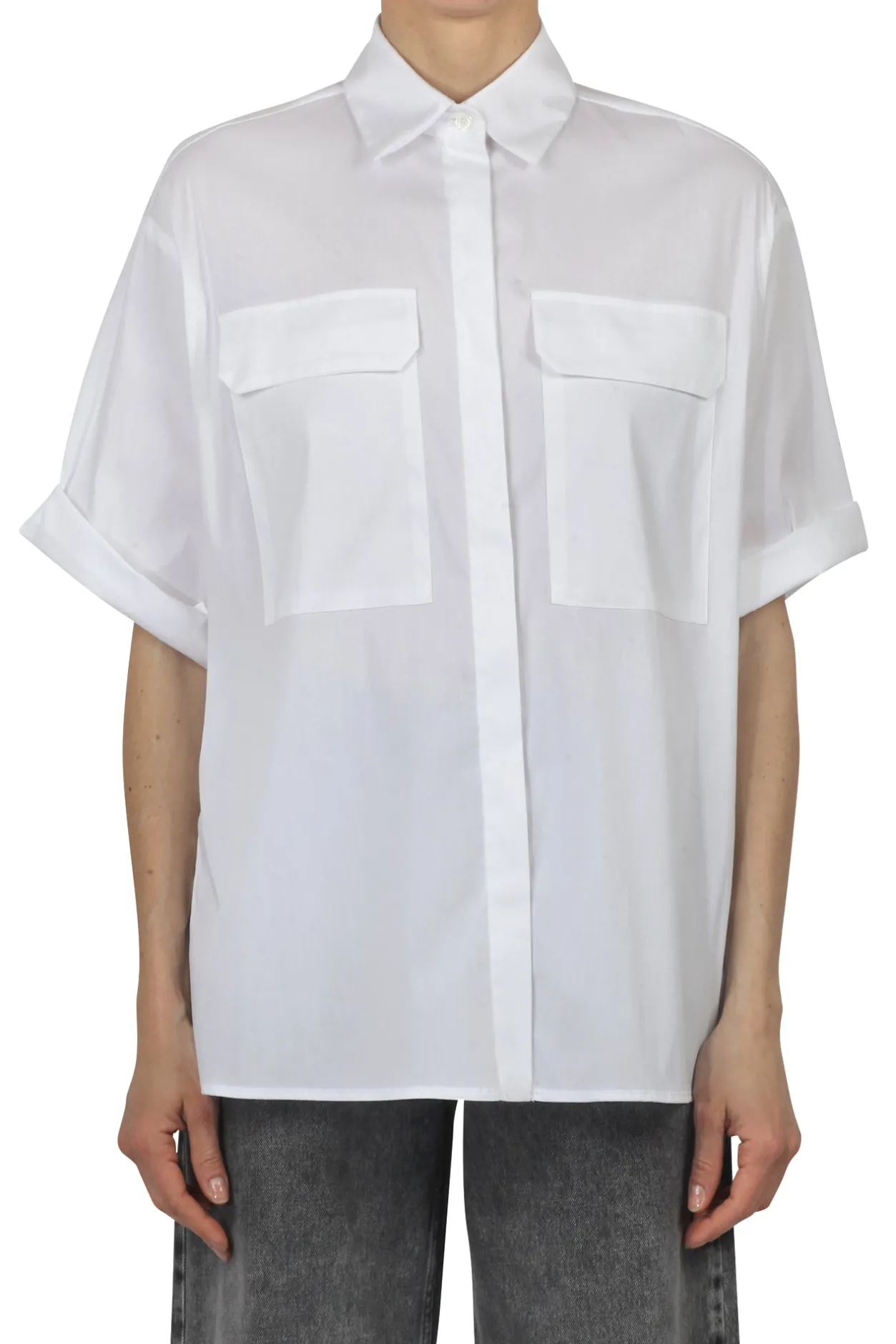 - Camicia - 450779 - Bianco^Semi Couture Sale