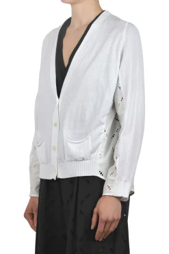 - Cardigan - 450772 - Bianco^Semi Couture Best