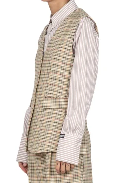 - Gilet - 440503 - Beige/Rosso^Semi Couture Best