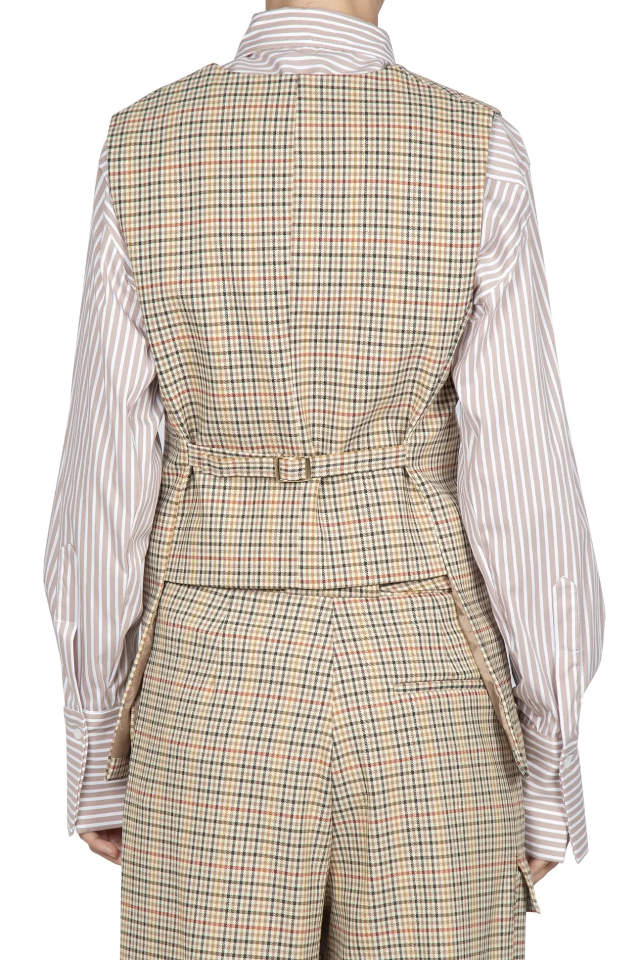 - Gilet - 440503 - Beige/Rosso^Semi Couture Best