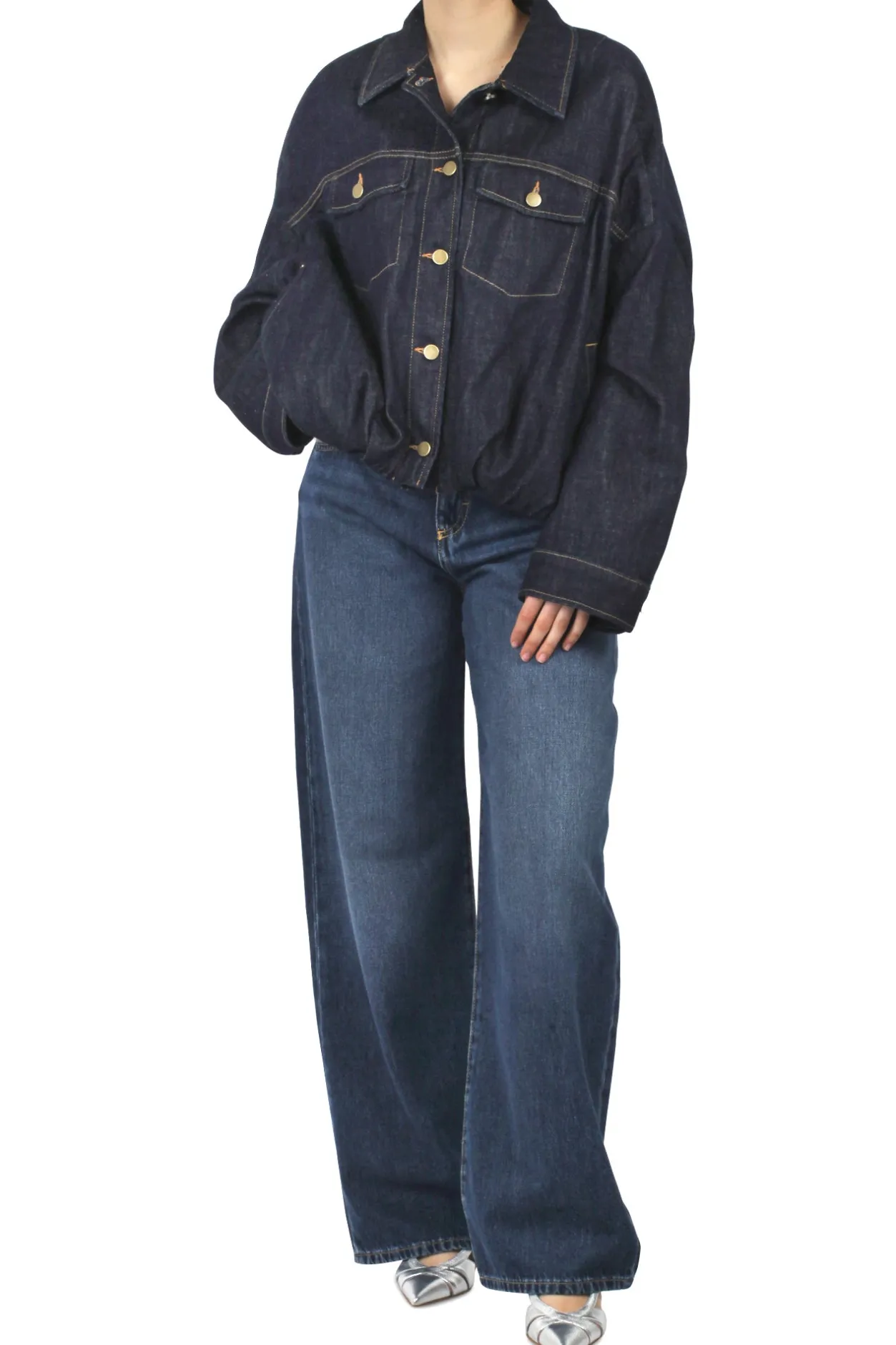 - Giubbotto - 450838 - Denim scuro^Semi Couture Hot