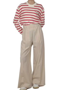 - Maglia - 450811 - Panna/Rosso^Semi Couture New