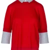 - Maglia - 450809 - Rosso^Semi Couture Fashion