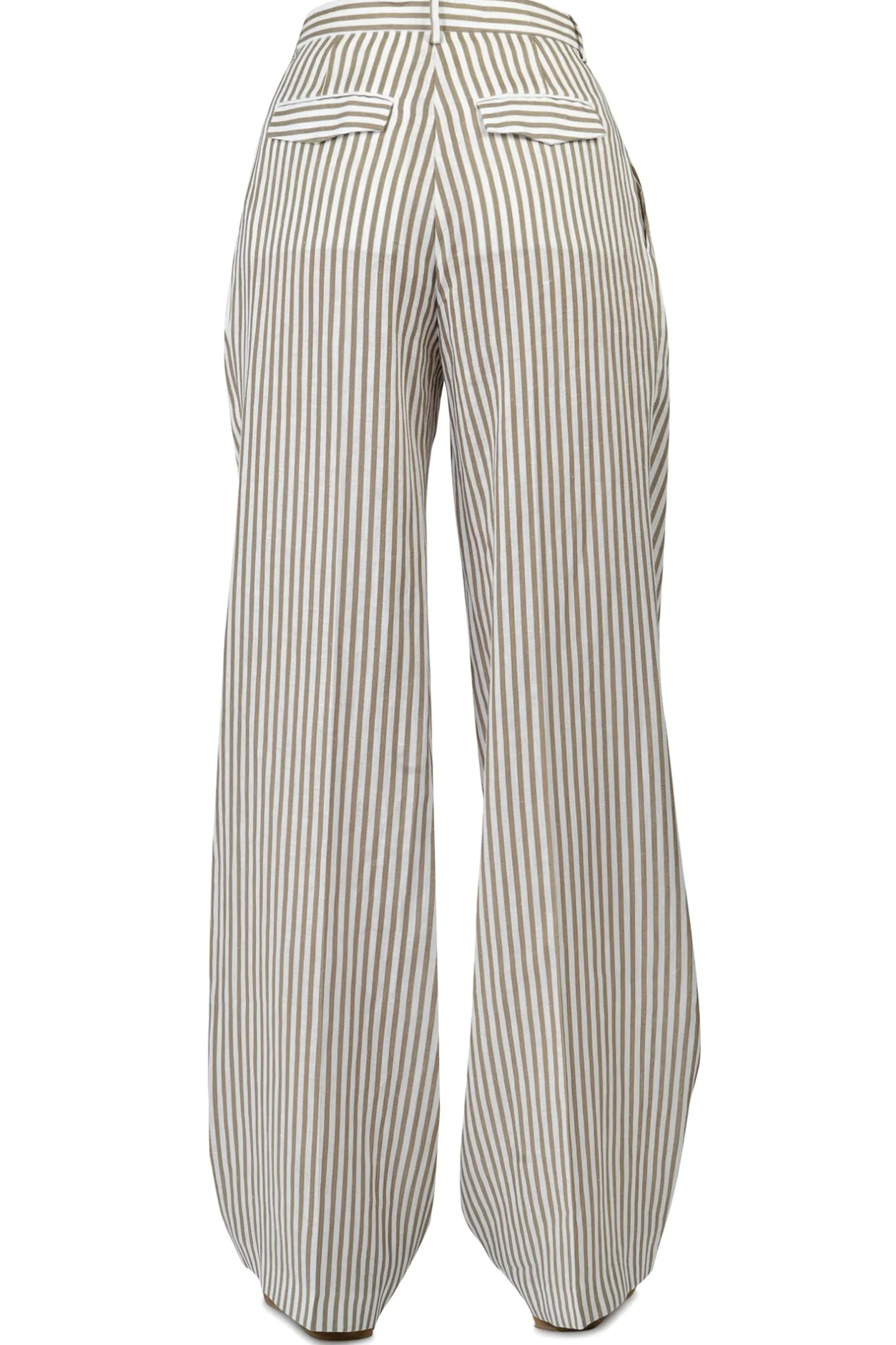 - Pantalone - 450783 - Bianco/Kaki^Semi Couture Online