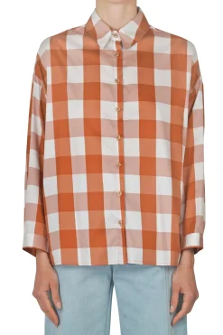 - Camicia - 450031 - Fantasia Arancione^So Allure New