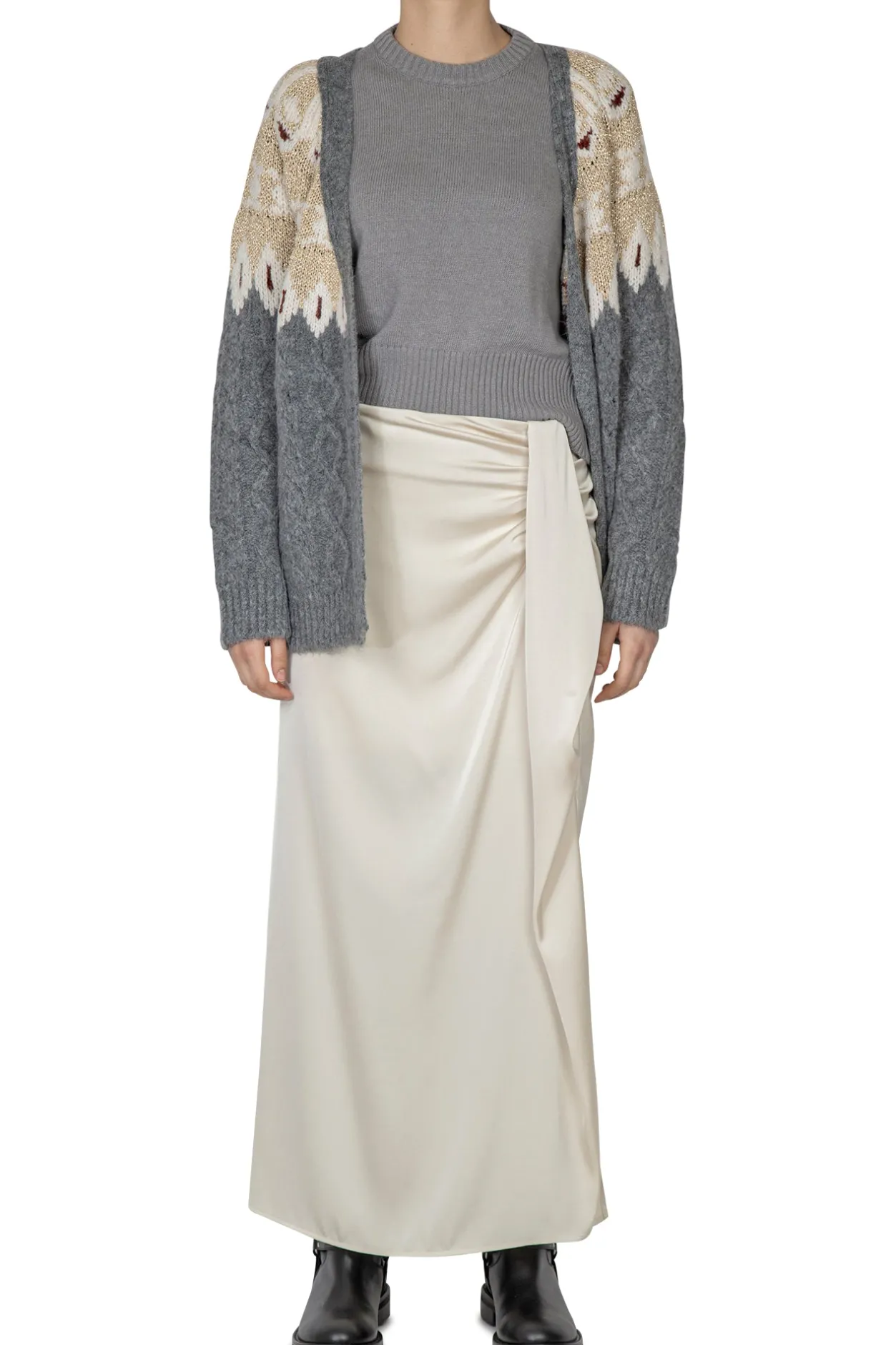 - Cardigan - 441907 - Grigio^So Allure Sale