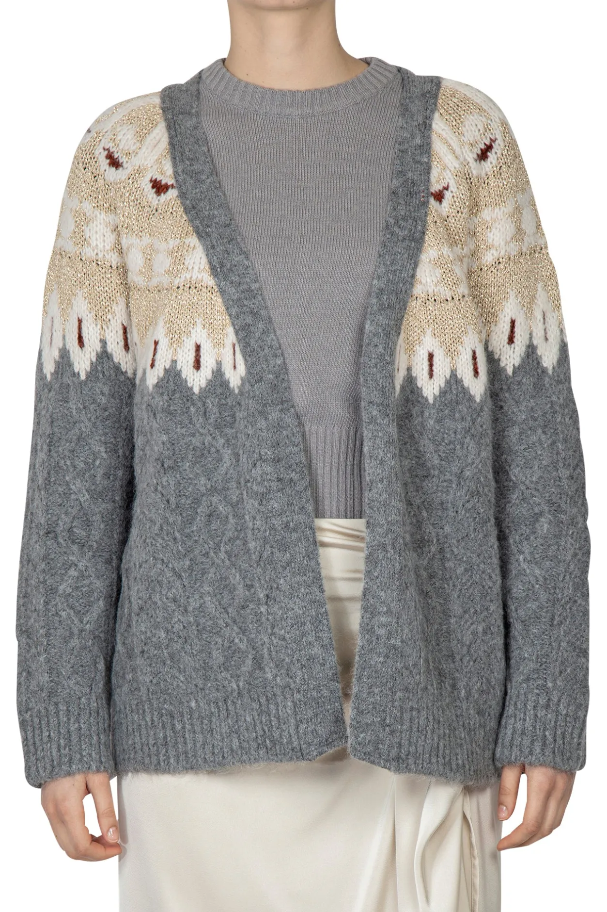- Cardigan - 441907 - Grigio^So Allure Sale