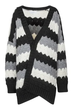 - Cardigan - 441922 - Nero/Panna^So Allure Clearance