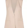 - Gilet - 450038 - Beige^So Allure Online