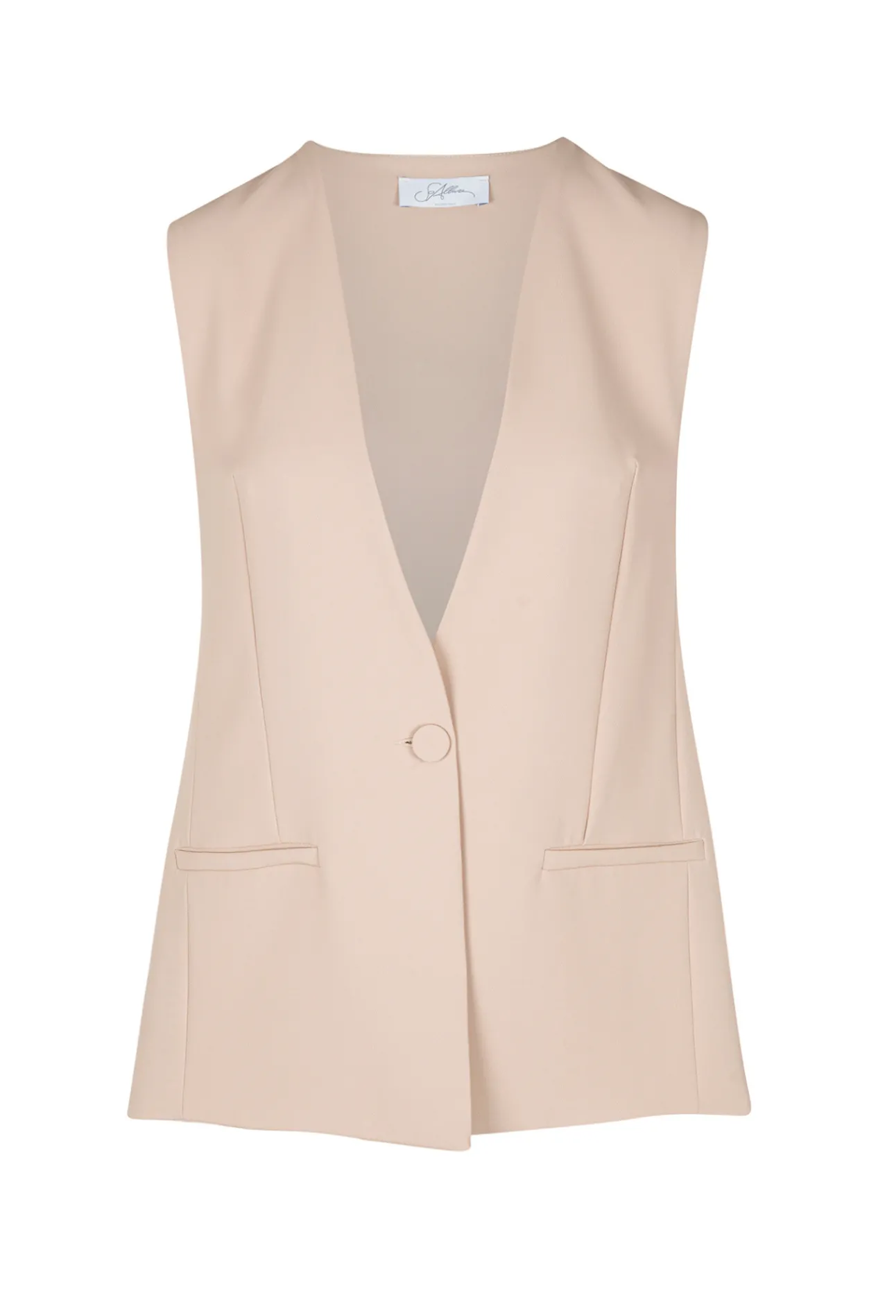 - Gilet - 450038 - Beige^So Allure Online