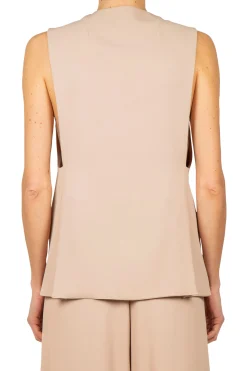 - Gilet - 450038 - Beige^So Allure Online