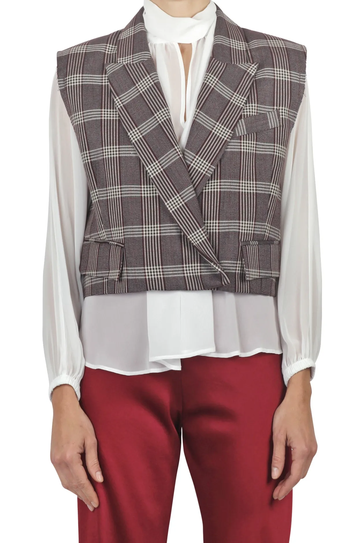 - Gilet - 441067 - Fantasia Bordeaux^So Allure Clearance