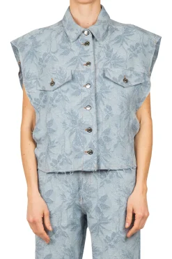 - Gilet - 450047 - Fantasia Azzurro^So Allure Outlet