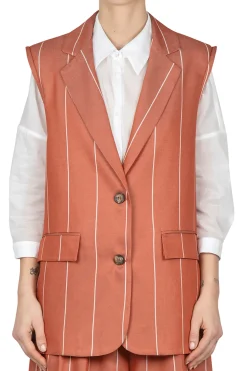 - Gilet - 450033 - Ruggine^So Allure Clearance