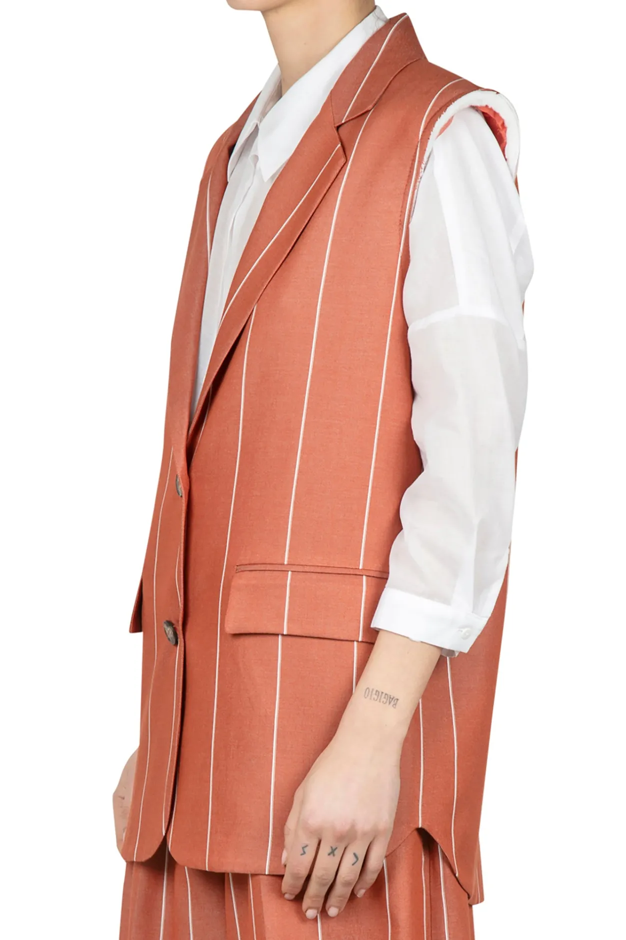 - Gilet - 450033 - Ruggine^So Allure Clearance