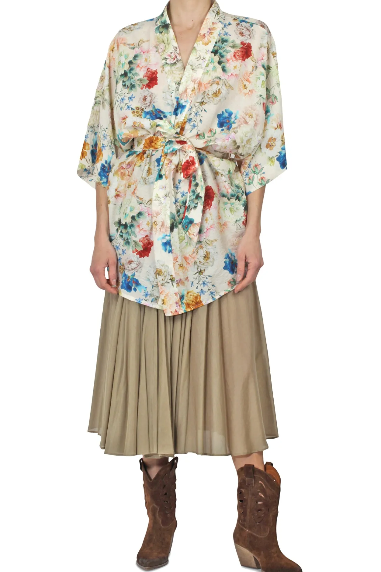 - Kimono - 450061 - Fantasia Panna^So Allure Outlet