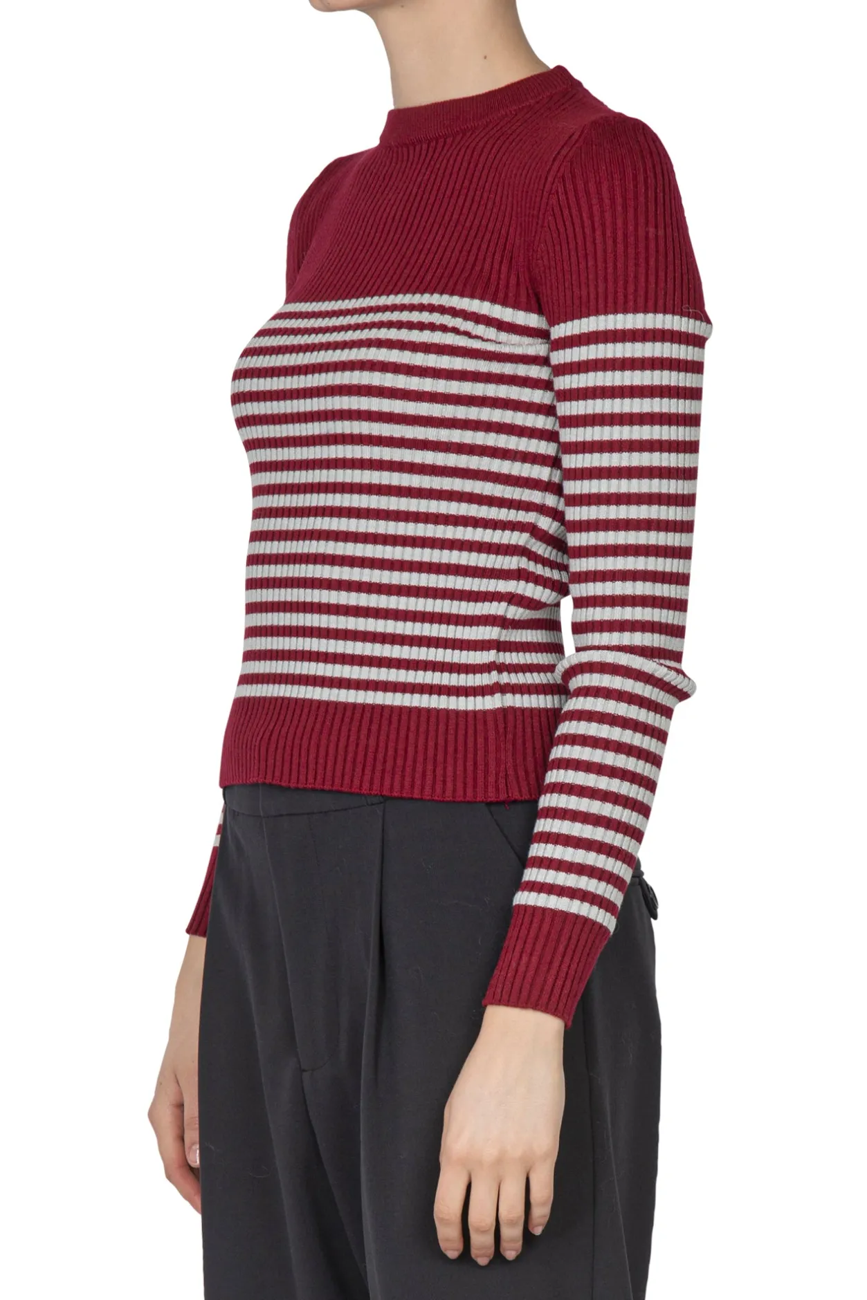 - Maglia - 441913 - Bordeaux/Grigio^So Allure Best