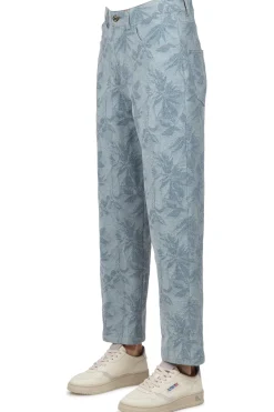 - Pantalone - 450049 - Fantasia Azzurro^So Allure Fashion