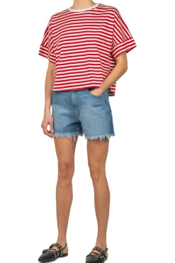 - T-shirt - 450756 - Panna/Rosso^Solotre Hot
