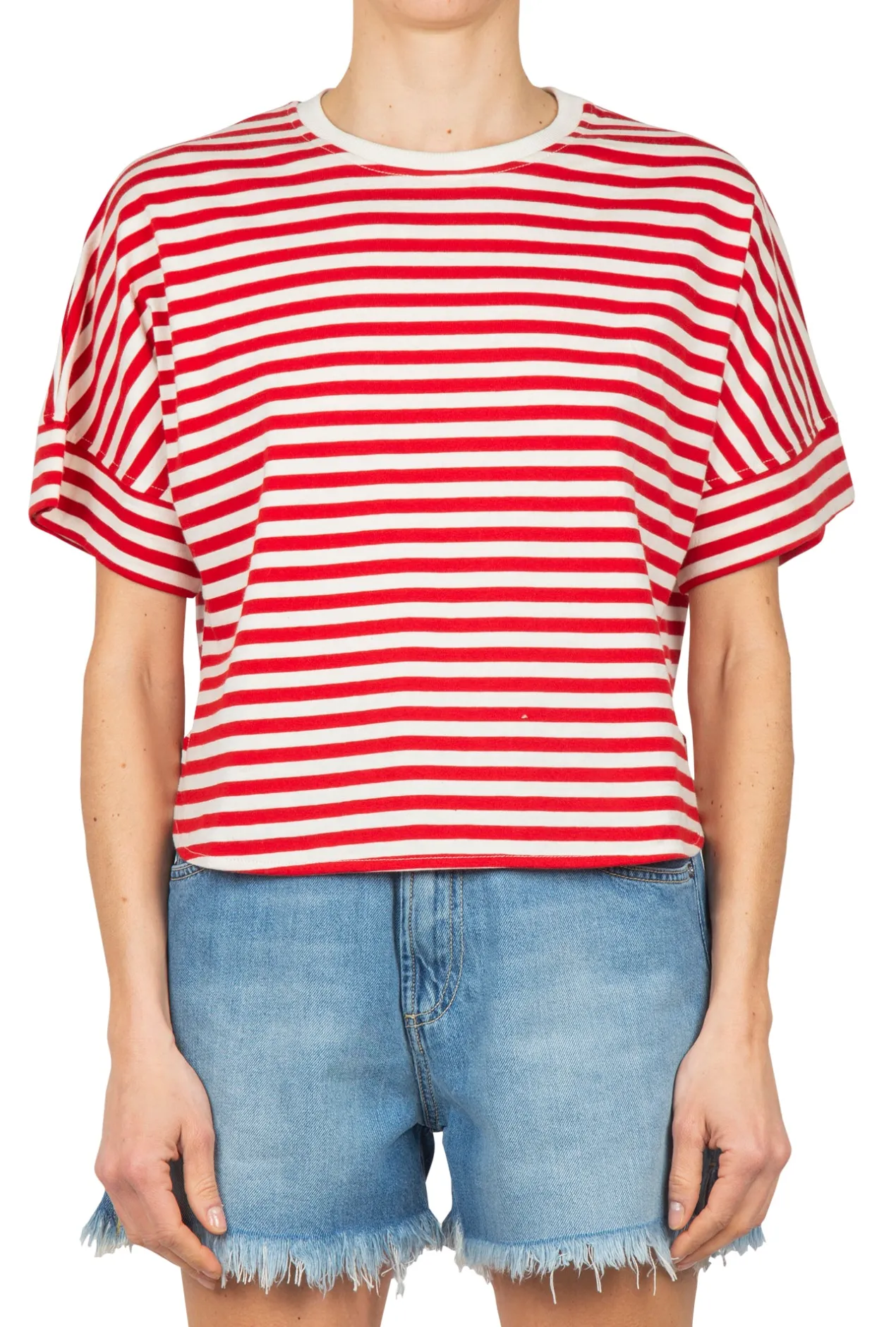 - T-shirt - 450756 - Panna/Rosso^Solotre Hot