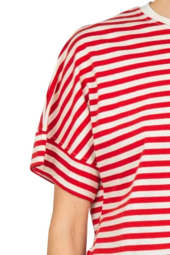 - T-shirt - 450756 - Panna/Rosso^Solotre Hot