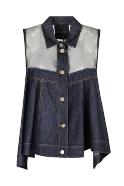 - Gilet - 451250 - Denim/Nero^Souvenir Discount