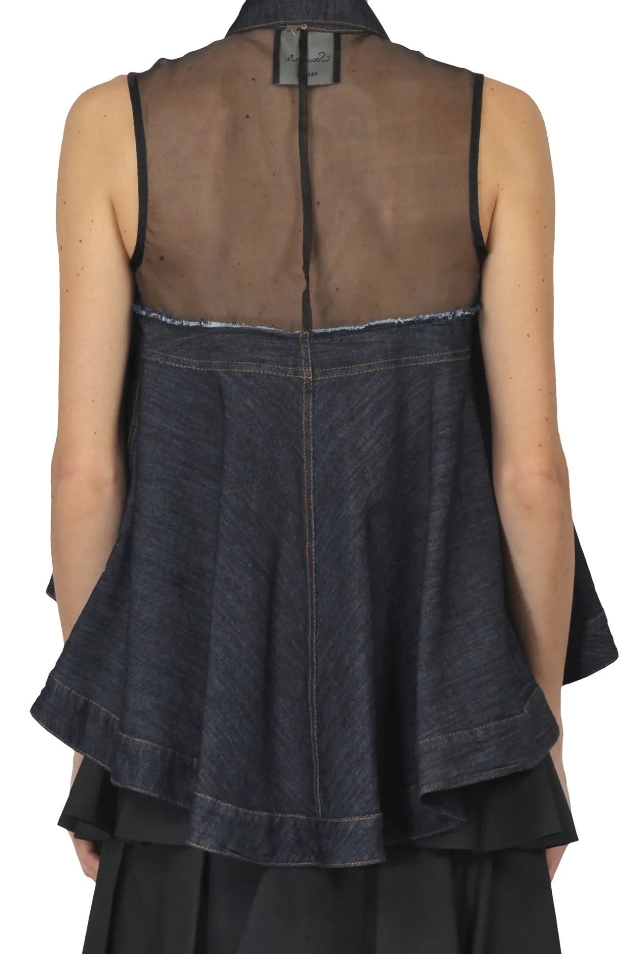 - Gilet - 451250 - Denim/Nero^Souvenir Discount