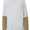 - Maglia - 451257 - Bianco/Beige^Souvenir Outlet