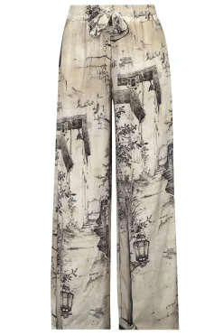 - Pantalone - 451254 - Latte/Nero^Souvenir Online