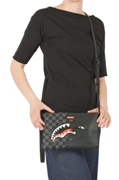 - Borsa piccola - 451366 - Nero/Grigio^SPRAYGROUND New
