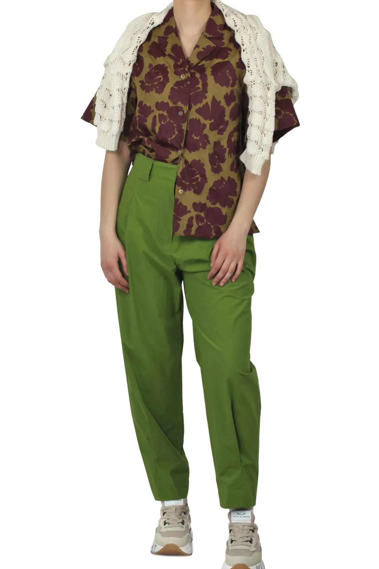 - Camicia - 450484 - Senape/Bordeaux^Tela Fashion
