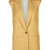 - Gilet - 450489 - Senape^Tela Clearance