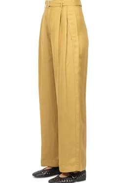 - Pantalone - 450496 - Senape^Tela Clearance