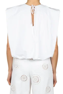 - Top - 450498 - Bianco^Tela Hot