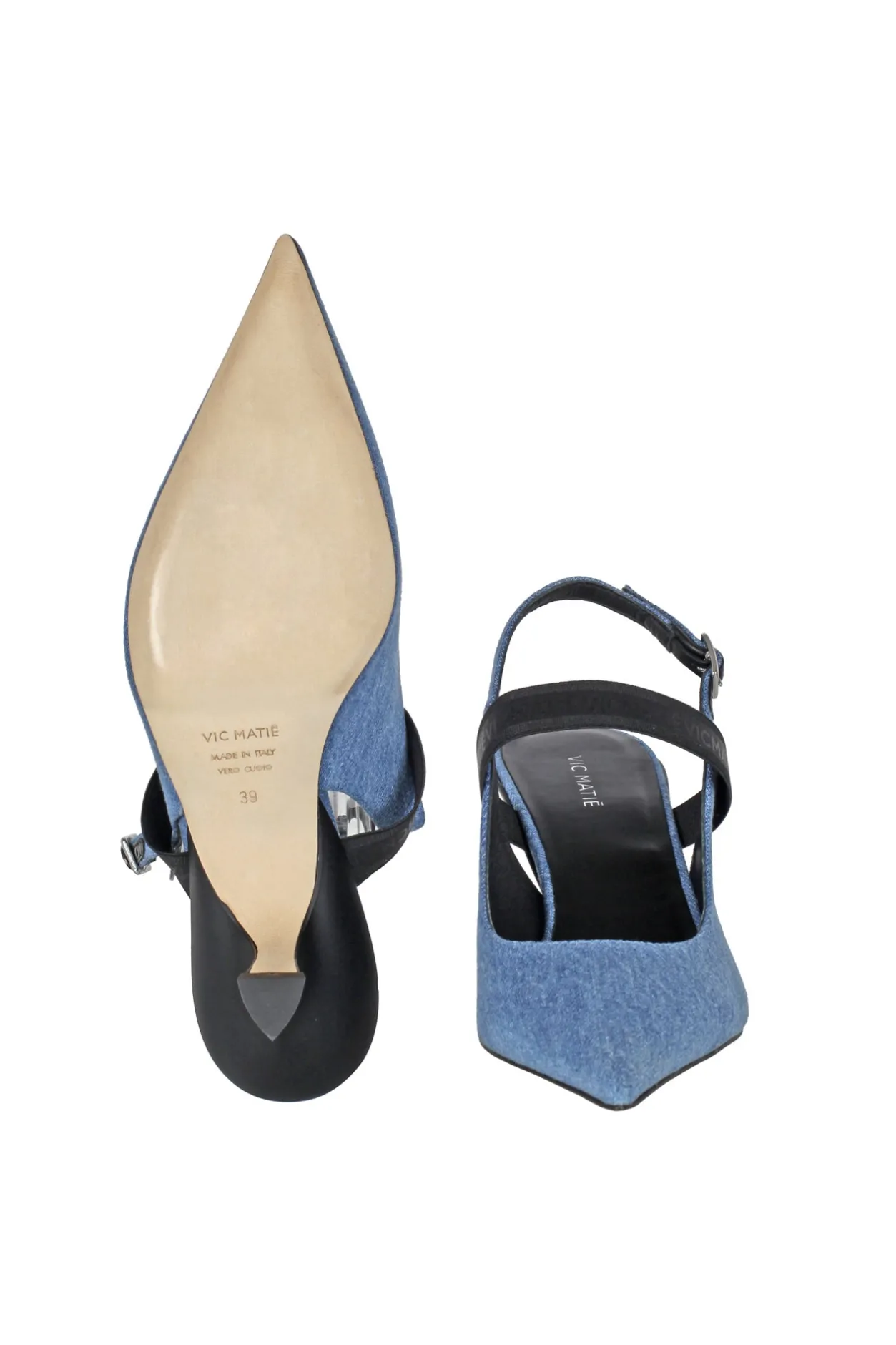 - Slingback - 450424 - Denim^Vic Matié Discount