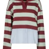 - Maglia - 450441 - Bordeaux/Verde acqua^Weekend MaxMara Discount