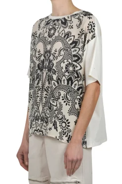 - T-shirt - 450457 - Panna/Nero^Weekend MaxMara Outlet