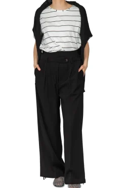 - Pantalone - 450733 - Nero^White Sand New
