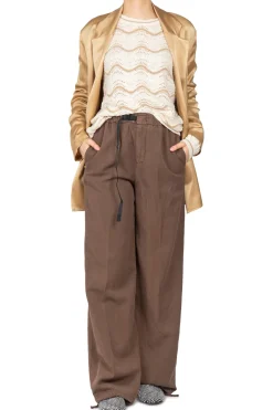 - Pantalone - 450735 - Cioccolato^White Sand Fashion