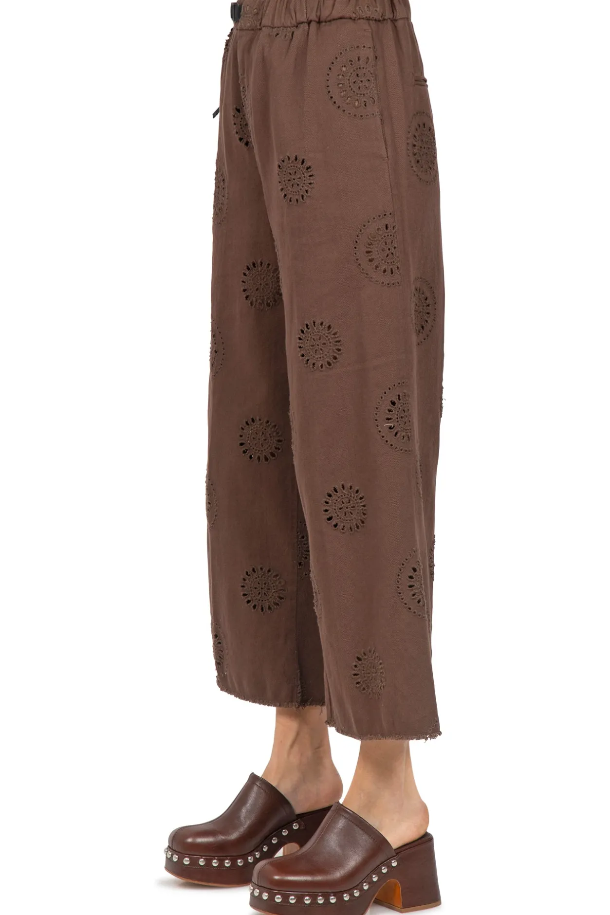 - Pantalone - 450732 - Cioccolato^White Sand Hot